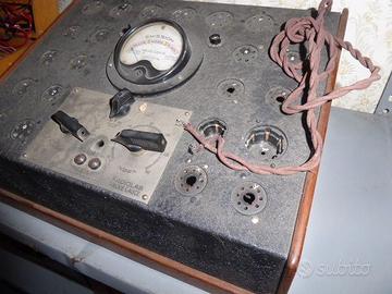 prova valvole radio tv valvolare da collezione