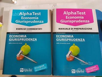 Libri alpha test economia giurisprudenza