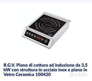 PIANO DI COTTURA AD INDUZIONE