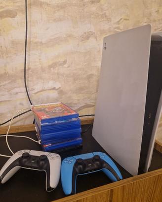Ps5 standard edition con lettore CD + 2 controller