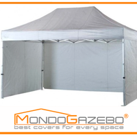 Gazebo 3x4,5 stand fiera chiosco mercato 4x,5x3