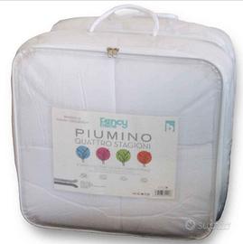 Piumino matrimoniale 4 stagioni in microfibra