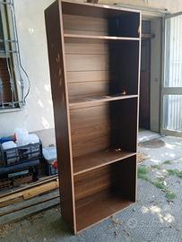Scaffale color noce