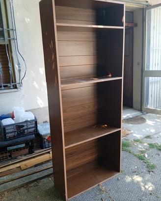 Scaffale color noce