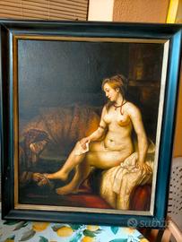 dipinto olio su tela