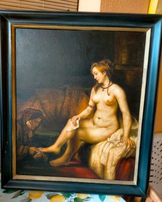 dipinto olio su tela