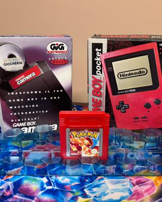 GameBoy Pocket+Gameboy Camera+Pokemon Rosso (ESP)