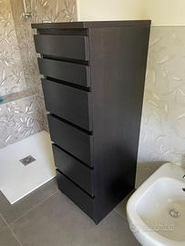 Cassettiera nero
