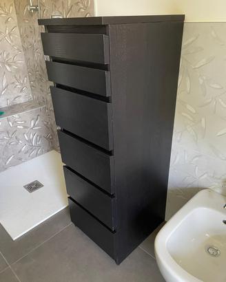 Cassettiera nero