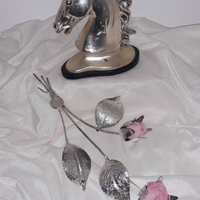 Blocchi oggetti vintage placcati argento