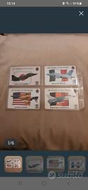 set 4 carte telefoniche Air Forces of the World 