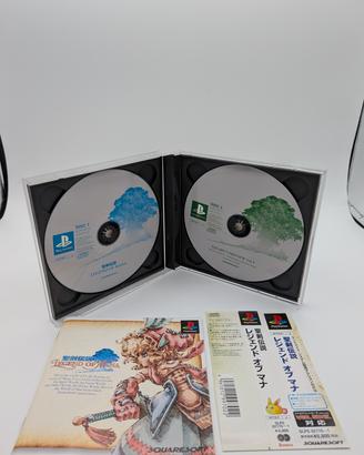 Legend of Mana PS1 JAP 2 Disc + OBI Spine Card