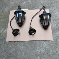 Coppia lampadari da giardino modello vintage 