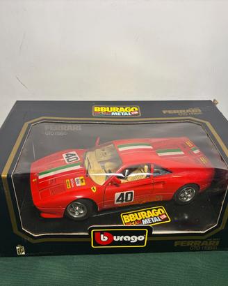 Ferrari GTO (1984) Bburago 1:18 die-cast livrea ra