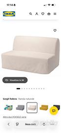 Divano letto ikea modello come da foto