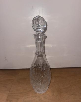 Caraffa media in cristallo con tappo