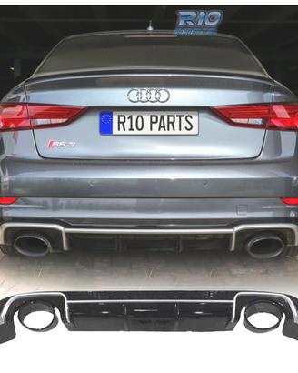 DIFFUSORE AUDI A3 8V SEDAN 13-15 LOOK RS3 + TERMIN
