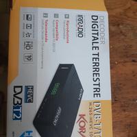  Decoder Digitale terrestre irradio kora  DVB-T/T2