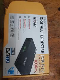  Decoder Digitale terrestre irradio kora  DVB-T/T2