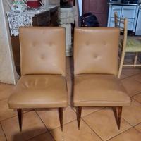 Poltroncine vintage in pelle