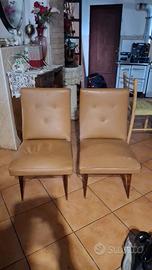 Poltroncine vintage in pelle