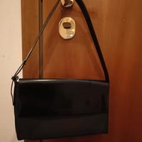 borsa coccinelle tessuto e pelle 