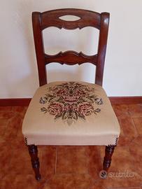 sedia legno massiccio