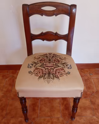 sedia legno massiccio