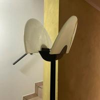 Lampada tipo alogena/led in Onice bianco perlato