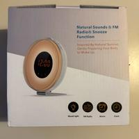 Orologio sveglia Lampada e radio lamp radio fm