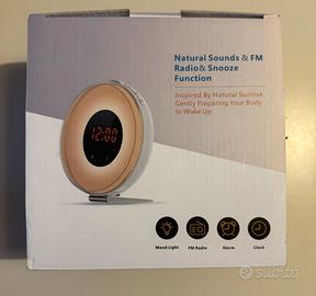 Orologio sveglia Lampada e radio lamp radio fm