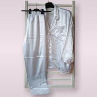 pigiama completo Vintage Raso ricami 