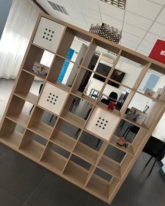 IKEA KALLAX scaffale effetto rovere con mordente