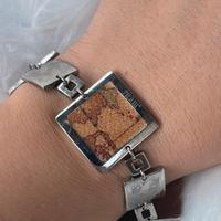 Bracciale Alviero Martini IA Classe Acciaio Mappa