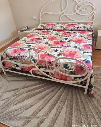 letto matrimoniale in ferro battuto 