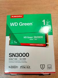 SSD sandisk WD sn3000 1tb nuovo 