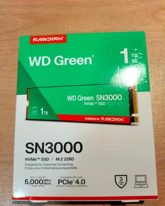 SSD sandisk WD sn3000 1tb nuovo 