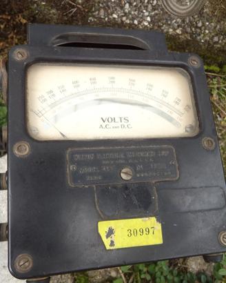 Voltmetro Weston d'epoca mod. 455