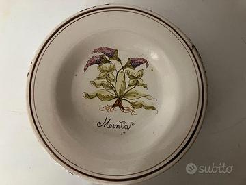 Piatti decorativi in ceramica rustica