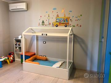 Lettino montessoriano a casetta
