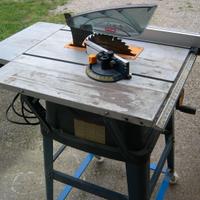 Banco sega Ryobi ETS 1526 con rotore rovinato