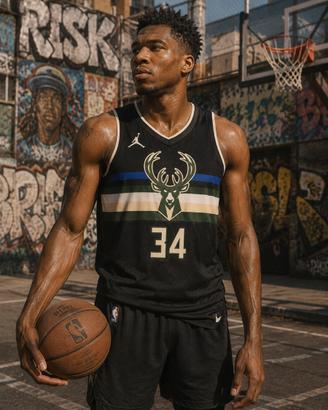 canotta nba milwaukee Bucks S
