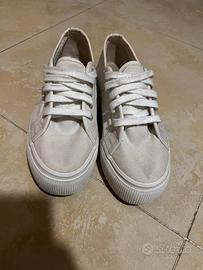 Superga Platform Bianche