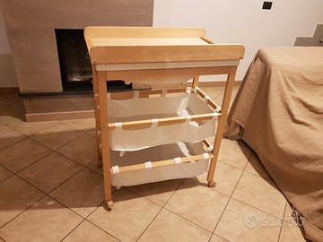 fasciatoio legno con vaschetta