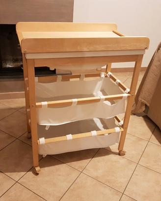 fasciatoio legno con vaschetta