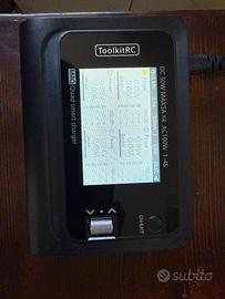 ToolkitRC caricabatterie 50W MAX5A x4 AC100W 1-4s