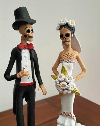 Cake topper Catrinas Matrimonio