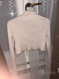 Completo Love Republic cardigan e gonna in maglia