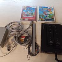 nintendo Wii + 2 giochi + 2 joystick 