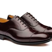 Scarpa elegante nera stringata Church's oxford ori